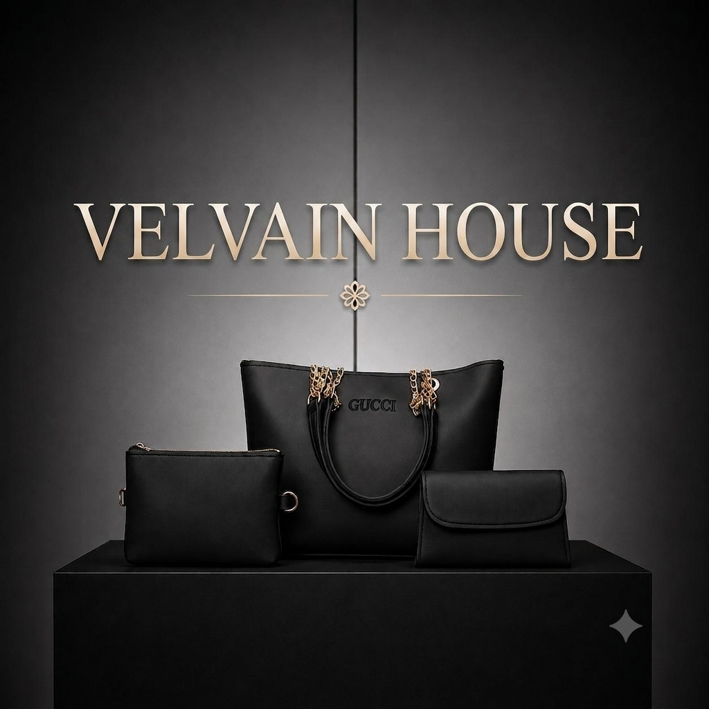Velvain House 3-Piece Women's Handbag Set
