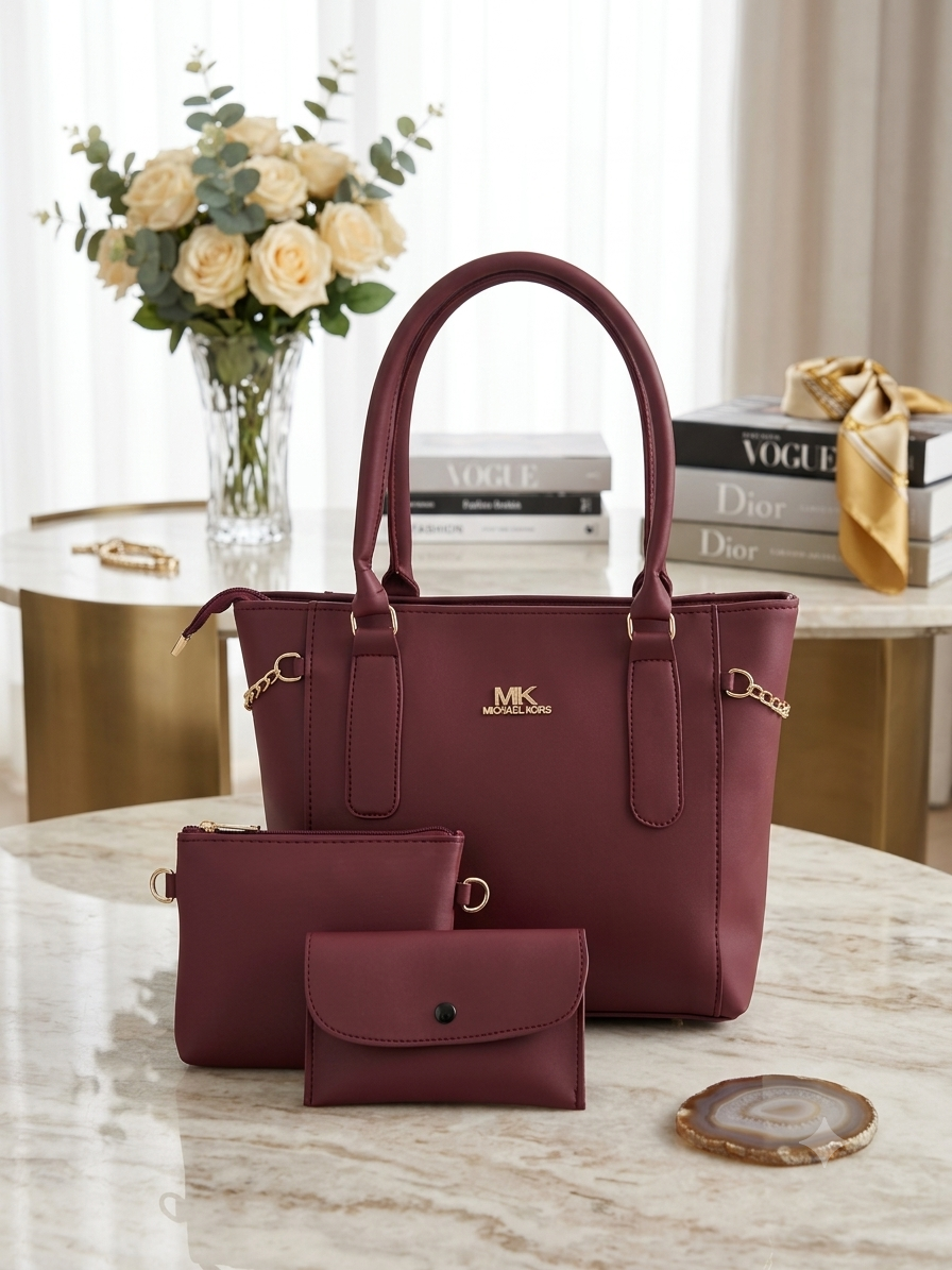 Velvain House Amara 3-Piece Handbag Set